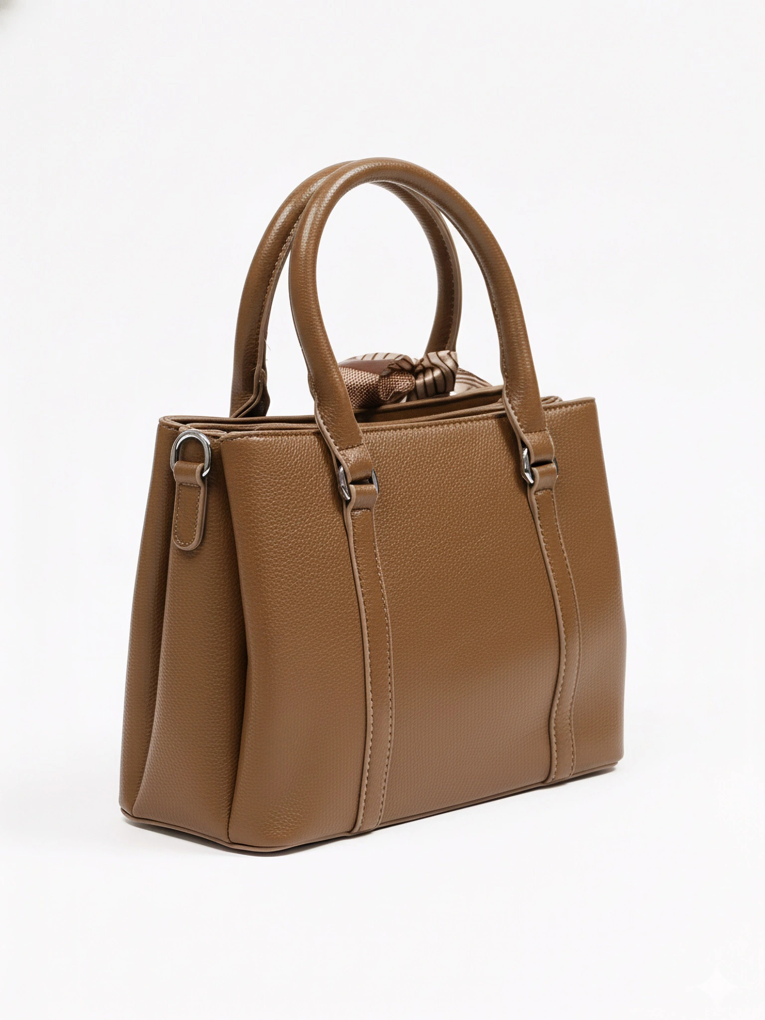 Сумка-тоут с декоративным платком в ассортименте